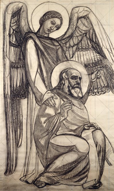 St. John and the Angel by Valentine Reyre